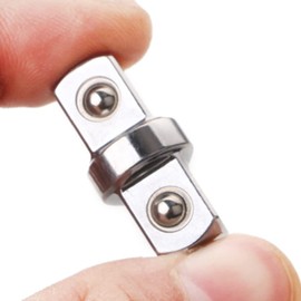 3/8" Socket Sleeve Adapter Hexagonal Connector Socket-double For Head Outer Square Electric Wrench Extension Rod Wind 3/8" Impact Driver Adapter 3/8 Sleeve Extension Rod Accessories For Drill Bits