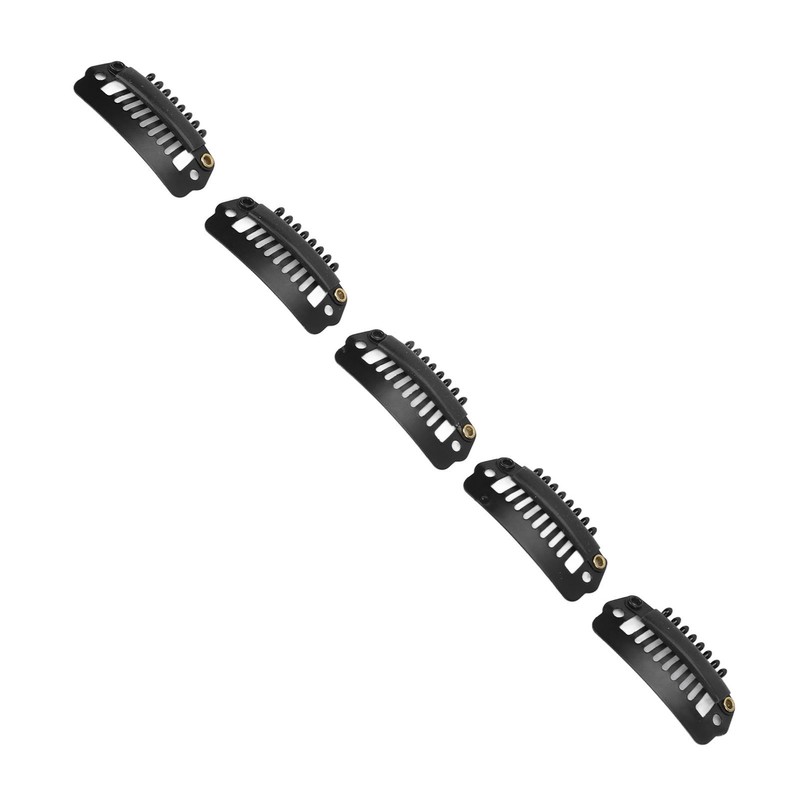 50pcs Hair Extension Clips Set Stainless Steel DIY 8 Teeth