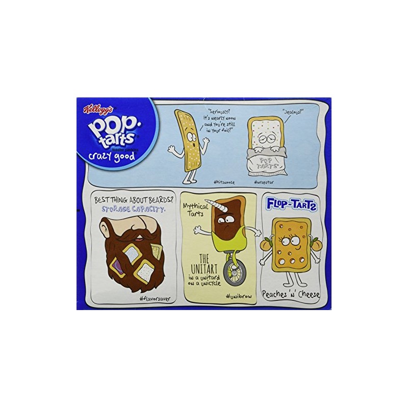 Pop-Tarts Strawberry Unfrosted Toaster Pastries 16 Toaster 29.3 OZ