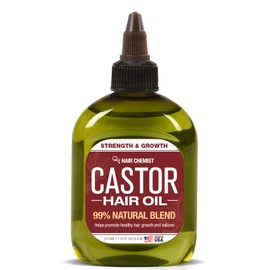 Hair Chemist Natural Castor Hair Oil 7.1 oz. - Strengthening & Growth Stimulator made with Natural Castor Oil for Hair Growth