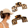 2 Pack Large Hat Hair Clips for Women, Acetate Claw