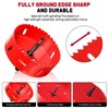 Hole Saws Cutter, HSS Bi-Metal Drill Bit for Wood, Plastic,