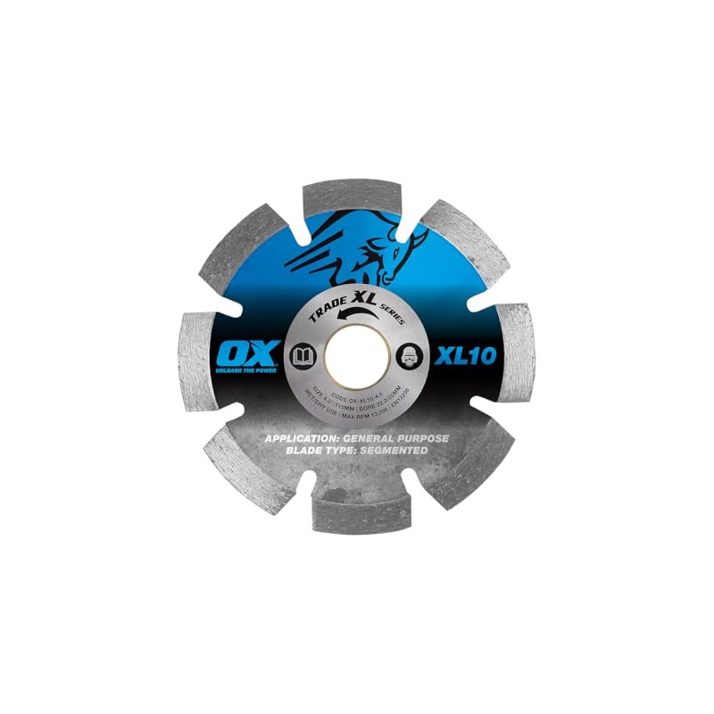 OX Trade XL-10 Segmented Diamond Blade - General Purpose -