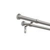 Exclusive Home Topper Double Curtain Rod and Finial Set, Matte