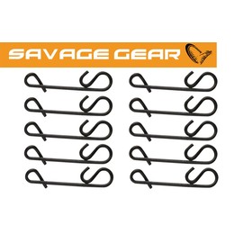 Savage Gear Braid 'Knotless' Connector DB, Knotless Connector for Leaders, No-Knot for Spin Leader, Small Parts for Predator Fish Leader, Line Connector, Size: S