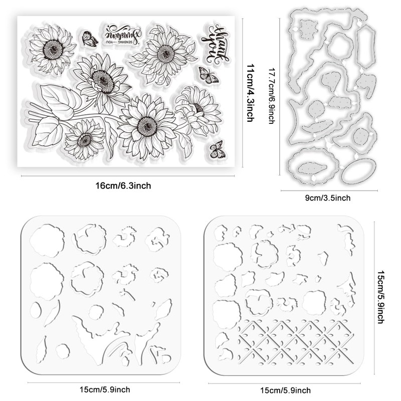 ORIGACH Realistic Spring Pansy Stamp and Punching and Layering Colouring