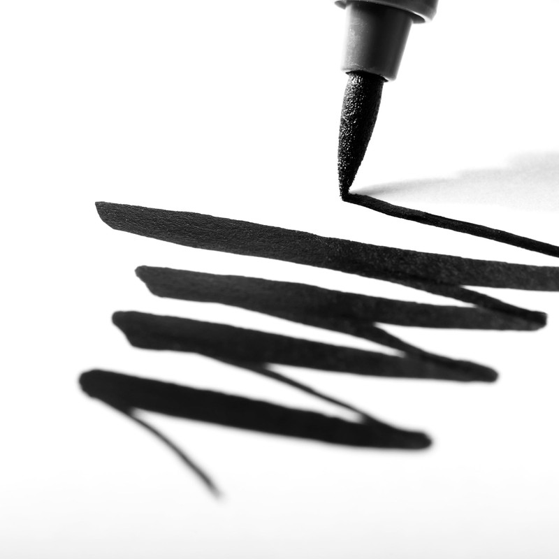 STAEDTLER Soft Brush Pen Pigment Arts, Intense Black, Soft Brush