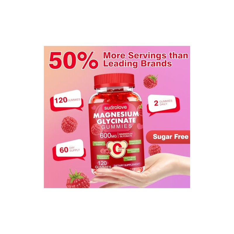 Magnesium Glycinate Gummies with Potassium and Vitamins