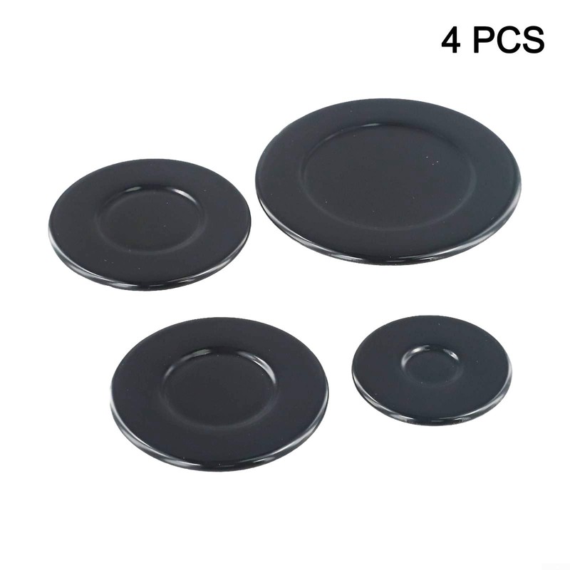 Gas Stove Burner Cap Set of 4 Pack 55mm 75mm