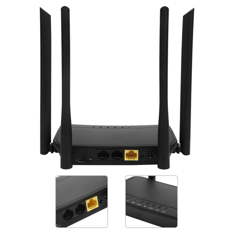 EDUP 4G Wireless Router 300Mbps Signals 360° with Antennas EP‑9531