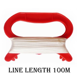 SquEqu 2 Pack Kite String Winder 100 Meter / 40 inch Cord with D Shape Handle Winding Reel Grip Spool Line Board Plate for Flying Kites Outdoor Kids Adults Boys Girls Game | SquEqu