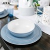 AELS Melamine Dinnerware Set of 12 Pcs, Dinner Dishes Set