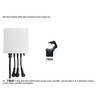 WIFI 3 Phase Smart Electricity Meter with 3x750A Circuit Water