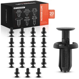 A-Premium 20PCS Nylon Retainer Clip Fasteners Compatible with Toyota Camry, RAV4, Corolla, Prius, Highlander, Matrix, Avalon, C-HR & Lexus RX350, RX450h, IS200t, IS250, IS300 & Scion - For 5mm Hole