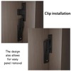 20 PCS Push in Plinth Fasteners Press Fit Panel Clips