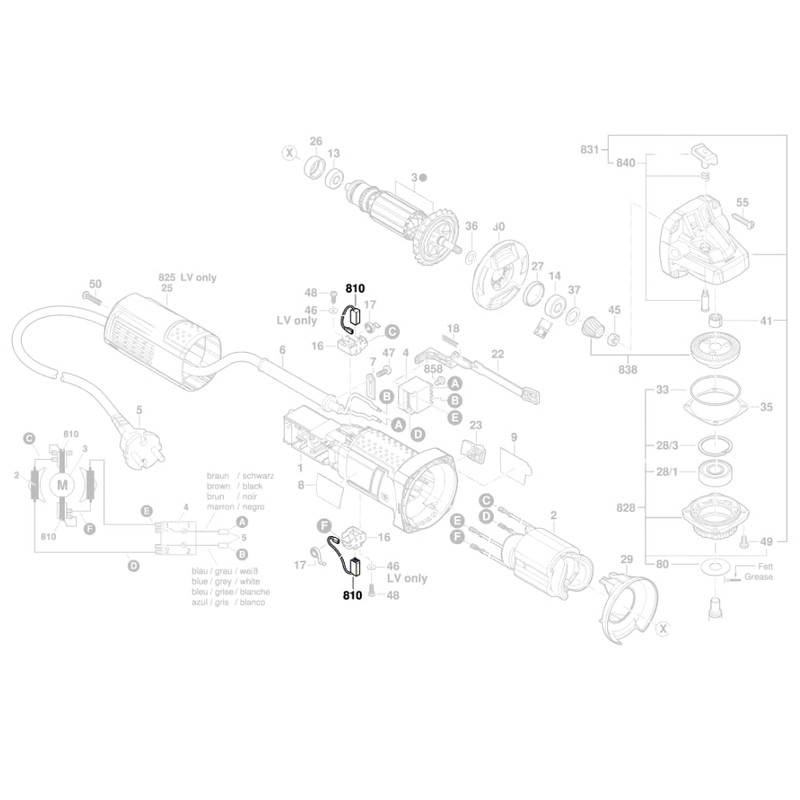 BOSCH Carbon Brush 1619P11715