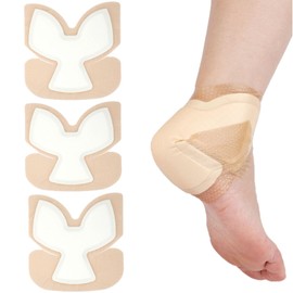 Heel Bordered Silicone Foam Dressing Waterproof Adhesive Sacral Bandages with Absorbent Padding for Elbow Wrist Foot Pressure Bed Sore Hip Knee Replacement Surgery 8.26"x8.26" 3 Pack