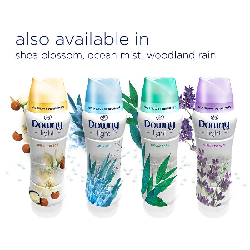 Downy Light Laundry Scent Booster Beads, White Lavender Scent, 18.2
