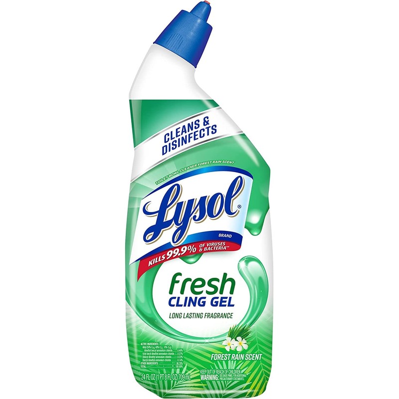 Lysol Cling Gel Toilet Bowl Cleaner, Country Scent, 24 Ounce