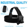 LONDON FAB Waterproof Elastic Head Harness, Strap, Mount, compatible with