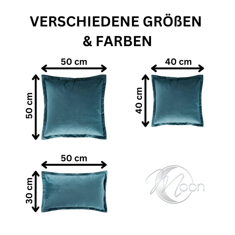 Moon Pack of 2 Cushion Covers, Decorative Cushion Covers, Approx.