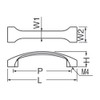 Polar Bear New Pearl Line Handle, Small, White HZ-5