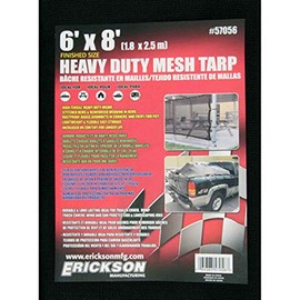Erickson 57056 6' x 8' Heavy Duty Mesh Tarp