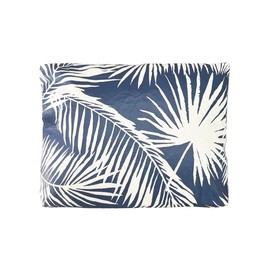 JNB 100% Coated Tyvek Material Palm Leaves Design Beach Pouch, Waterproof Pouch for Beach, Makeup Pouch, Wet Dry Bag,Clutch, Nv03