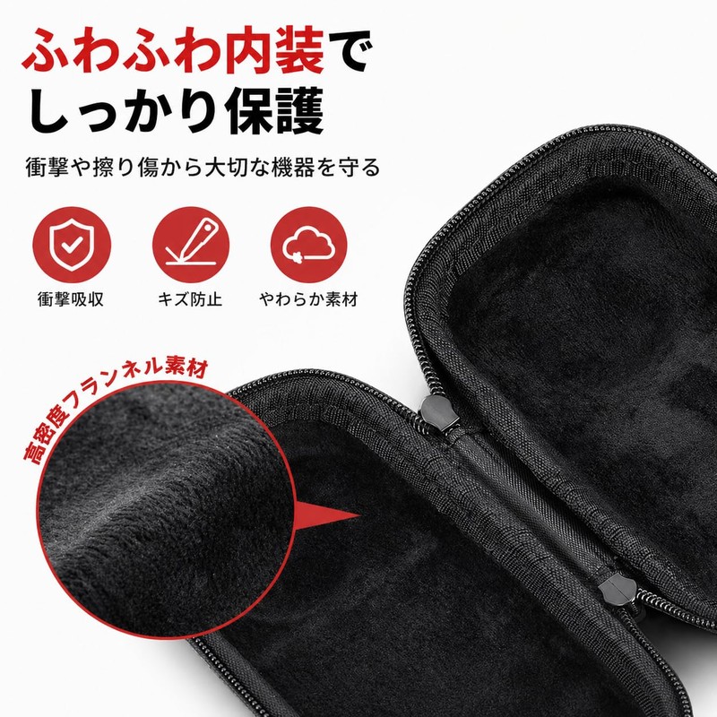 DGSHUIJIE Insta360 X4/X5 Compatible Storage Case with Carabiner, EVA Hard