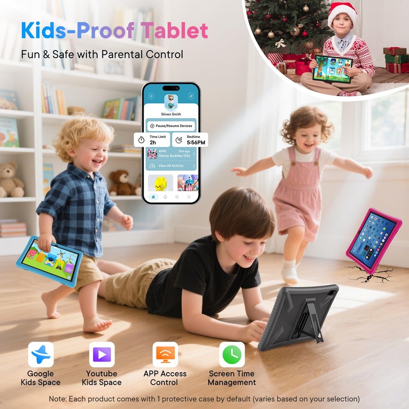 HAOVM Tablet 8 Inch Android 15,MTK Octa-Core CPU 2.0GHz，4G SIM