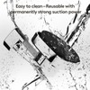 FERCOSEN 360° Rotatable Shower Head Holder with Suction Cup, 10