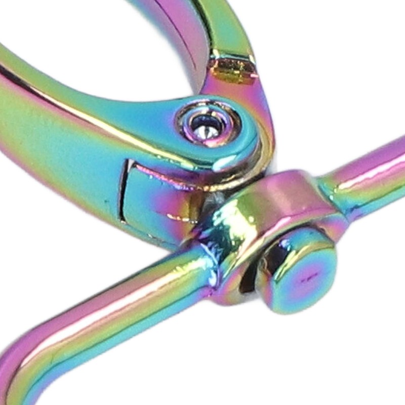 10PCS Keychain Hook 360° Rotation Fine Workmanship Alloy Materials Light