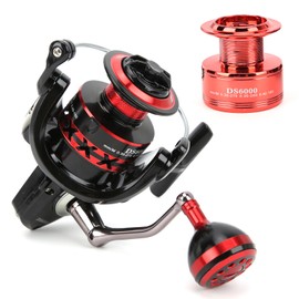 Fishing Reel High Speed Metal Spool Spinning Reel Saltwater Carp Bass Fishing TackleDS6000