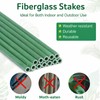Extendable Plant Stakes 12 Inch, 12-Pack Heavy Duty Plant Support