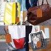 3 Pack Luggage Tags,Anyos Premium PU Travel Bag Labels Suitcase