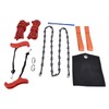 Hand Rope Chain Saw Efficient Both Sides Teeth Blades Folding