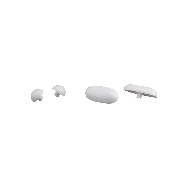 Plumb Pak PP836-41 Snap-In Universal Fit Toilet Seat Bumper Set,