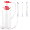 Douche Bulb Kit, Cleanser Douche for Women, Reusable Manual Pressure