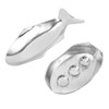 Fish Shaped Grilling Pan Uniform Heating Aluminum Alloy Fish Serving