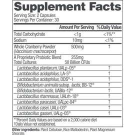 up4 Probiotic Supp for Women, Vaginal, Digestive and Immune Suppor 60 Caps