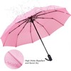 ZOMAKE Small Travel Umbrella Compact Portable Collapsible Umbrellas for Rain,