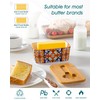 vancasso SIMI Butter Dish with Lid, 6.5" Large Butter Dish