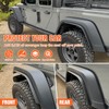 4 PCS Front & Rear Fender Flares Fender Trim Extension