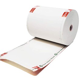 BuyRegisterRolls (Preprinted Non Toxic) 3 1/8" x 230 Feet (50 Rolls) BPA Free Coreless Thermal Receipt Printer / Terminal Roll For POS, Register With Non-Toxic Printed On Back Of The Rolls.