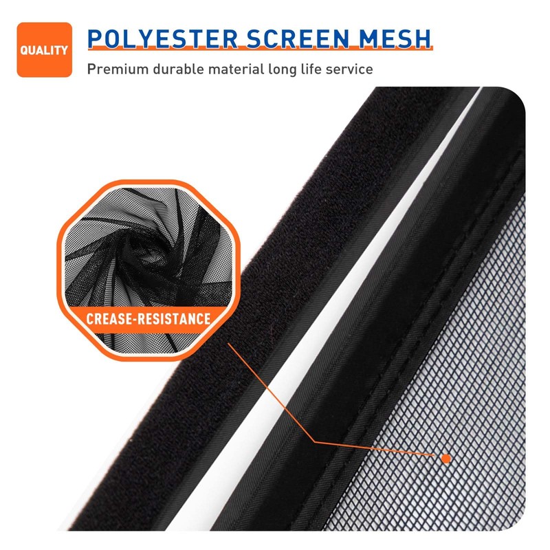 MAGZO Magnetic Screen Door Fits Door Size 38 x 82