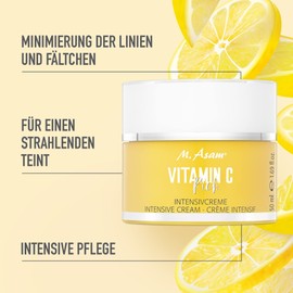M. Asam Vitamin C Rich Intensive Cream (50 ml) - Face Cream with Valuable Oils & Vitamins for a Radiant Complexion, Effective Anti-Ageing Effect thanks to Vitamin B3
