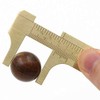 EKLOEN Mini Brass Sliding 80mm Double Scale Caliper for Measuring