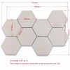 Stone Center Online G35XH 5" Hexagon Calacatta Marble Honed Venato