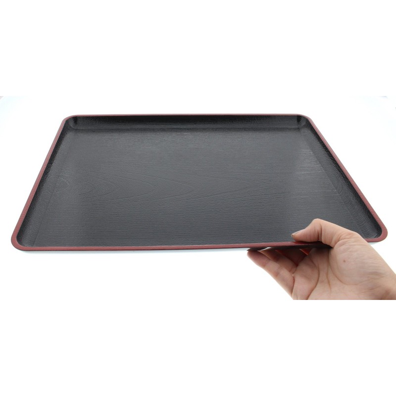Ishida Made in Japan Obon Shrimp Black Tenshu 2-Scale Tray