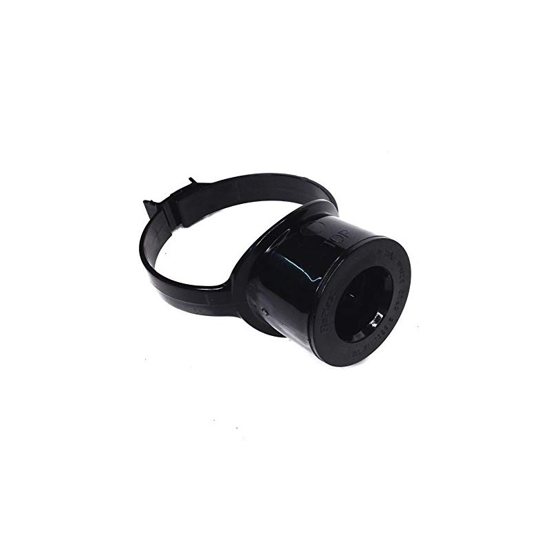 Floplast Soil Pipe Black Strap Boss with 36mm Solvent Boss